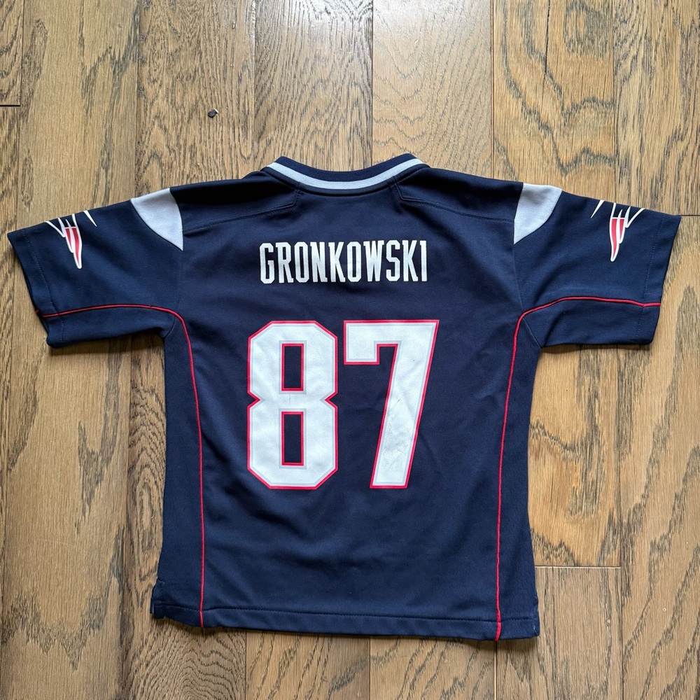 Rob Gronkowski New England Patriots Nike On Field Youth Jersey (L) Large NFL #87